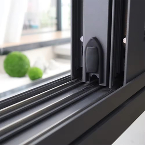 Finestre Scorrevoli in Alluminio Nero Certificate Australiane, Finestre Economiche a Doppio Vetro, <span class=keywords><strong>Finestra</strong></span> Scorrevole in Alluminio - Product Image 5
