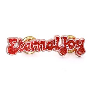 Épinglette personnalisée sur mesure, épinglette en émail avec nom ou mot personnalisé pour accessoires de mode et bijoux - Product Image 2