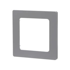Placca da parete in plastica, 1 chiave, argento, ideale per installazioni elettriche interne ed esterne. - Product Image 1