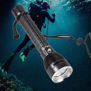 <span class=keywords><strong>Lampe</strong></span> de plongée professionnelle rechargeable en alliage d'aluminium, étanche IP68, LED USB, 1000 <span class=keywords><strong>lumens</strong></span>, faisceau spot 100-1000 m, camping - Product Image 1