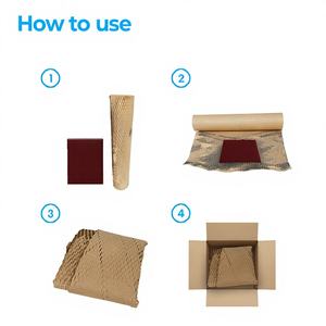 Rollo de Pan de Miel Picknpack |   Papel de Embalaje de 15" X 100 M |   Envoltura Protectora Flexible, Ecológica, Reciclable y Ligera - Product Image 1