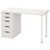 Table d'étude simple et pratique, bureau d'ordinateur, poste de travail informatique, table en bois, 13 supports pour ordinateur portable personnalisables, hauteur réglable, bois