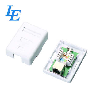 Caja de Conexión RJ45 de Superficie LE S019 CAT5E con Conector UTP Krone IDC STP Cat.5e PCB para Redes - Product Image 5