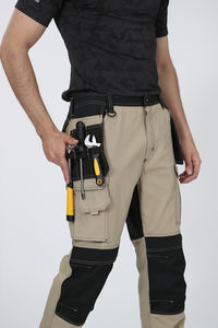 <span class=keywords><strong>Pantaloni</strong></span> da Lavoro Cargo in Cotone per Uomo <span class=keywords><strong>con</strong></span> Tasche e Ginocchiere, Economici e Personalizzabili, Vendita all'Ingrosso - Product Image 4