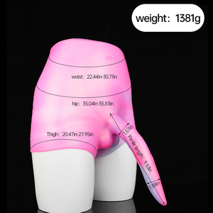 Dildo in Silicone Solido, Pantaloni in Pelle con Dildo Indossabile, Mutandine Elastiche Morbide con Dildo per Lesbiche, Giocattoli Sessuali per Adulti all'Ingrosso - Product Image 3