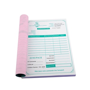 Benutzer definierte gedruckte 2-lagige US-Brief größe Carbon less Rechnungs buch Skating Bear Design Digital Paper board Durable Bill Produkt - Product Image 2