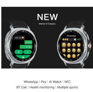 Montre connectée DF 3ATM résistante à l'eau, écran AMOLED 1,43 pouce, étanche IP67, fréquence cardiaque, oxygène sanguin, boussole, pour hommes - Product Image 5