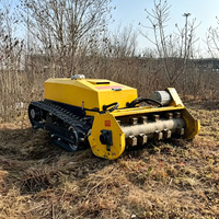 Nouvelle débroussailleuse électrique télécommandée 72V 2026 de 1000 mm pour le défrichement de terrain et le débroussaillage de zones difficiles