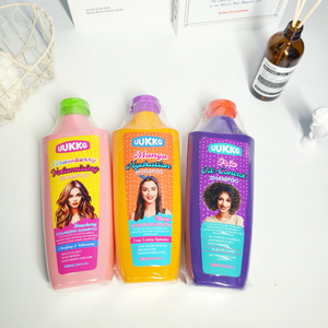 Champú Espumoso UUKKG de 500 ml con Aceite de <span class=keywords><strong>Iris</strong></span>, Control de Grasa, Aroma a Fresa y Mango, Hidratante y Fortalecedor para Todo Tipo de Cabello - Product Image 1