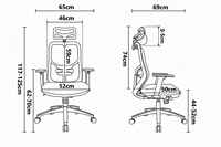 Chaise de Gaming PC Ergonomique à Dossier en Maille Respirante et Coussin en Tissu, Inclinaison à 3 Positions Verrouillable, Personnalisation OEM, Vente Directe Usine pour la Maison