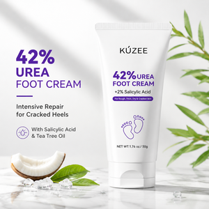 <span class=keywords><strong>Crème</strong></span> de soin des mains et des pieds multi-formules de luxe raffermissante, hydratante, à l'urée et à l'acide salicylique pour les peaux sèches, gercées et callusées - Product Image 2