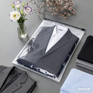 ถุงซิปล็อคแบบกันน้ำพิมพ์ลายสกรีน ทนทาน สำหรับใส่เสื้อผ้า กระเป๋าซิปสำหรับเดินทาง จัดเก็บของ  รับทำโลโก้ตามสั่ง ขายส่งจำนวนมาก - Product Image 1