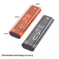 6 en 1 Micro 8 broches USB a adaptateur Kit d'accessoires 60W Type C vers USB C câble de données de charge rapide boîte de rangement multifonctionnelle