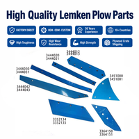 Lames de haute qualité pour système réversible, identiques à Lemken 3444010/3444011