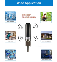Antenne cellulaire 4G/5G LTE multibande pleine bande 5 GHz omnidirectionnelle pour application Antenne de communication étanche extérieure