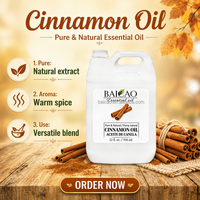 Huile essentielle de cannelle naturelle, qualité stable, matière première pour la fabrication de bougies et de diffuseurs à bâtonnets, qualité alimentaire