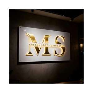 Enseigne de magasin LED extérieure, signalétique en acrylique 3D, lettres lumineuses LED, enseigne personnalisée pour logo de marque d'entreprise, enseigne de magasin, enseigne commerciale - Product Image 5