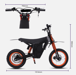 Motocicleta Todoterreno de 48V30Ah con Autonomía de 100KM y Velocidad de 75km/h en Venta - Product Image 5