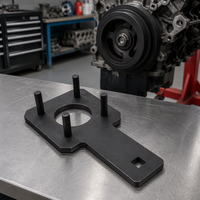 Kunci Pulley Crankshaft Alat Penahan Pulley Crank untuk Perbaikan Mesin Chrysler Jeep Grand Cherokee Wrangler 3.6