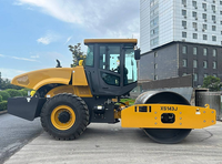 Compacteur routier à tambour unique de 14 tonnes XS143J, rouleau compresseur à haute pression XS143, en promotion à prix avantageux