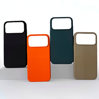 Coque magnétique officielle à motif géométrique pour iPhone 17 Air, 17, 17 Pro, 17 Pro Max avec boutons IA intégrés
