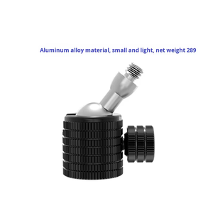 Szsmilin Universal <span class=keywords><strong>Mini</strong></span> cardán cabeza <span class=keywords><strong>de</strong></span> bola aleación <span class=keywords><strong>de</strong></span> aluminio 1/4 y 3/8 trípode <span class=keywords><strong>de</strong></span> cámara pulpo accesorios <span class=keywords><strong>de</strong></span> proyector - Product Image 5