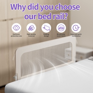 Fabesafety tùy chỉnh di động trẻ em Toddler cot an toàn Bumper hàng rào nôi góc bên rào cản bảo vệ giường đường sắt cho trẻ em - Product Image 2