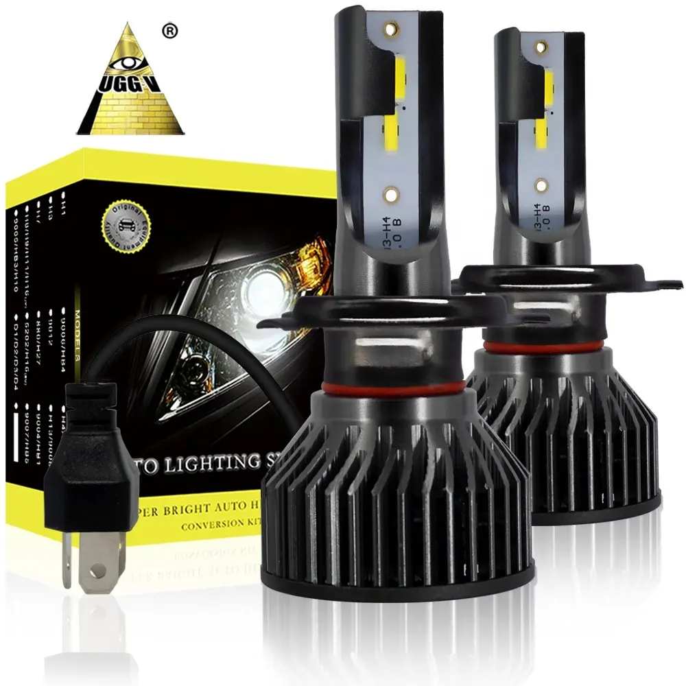 T5S LED Car Headlight Bulb 9000 Lumen Universal Car Accessories H1 H3 H4 H7 H8 H9 H10 H11 H13 9004 9005 9006 9007 for 80 Watts