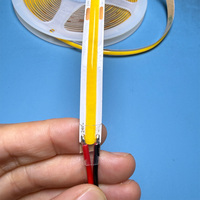Bande lumineuse LED COB intérieure flexible, ruban linéaire 480 LED/m, haute luminosité CRI90