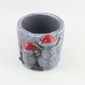 <span class=keywords><strong>Macetas</strong></span> de Cemento para Jardín Exterior, <span class=keywords><strong>Macetas</strong></span> para Plantas, Flores, Suculentas y Bonsáis con Diseño Elegante, Precio de Fábrica - Product Image 4