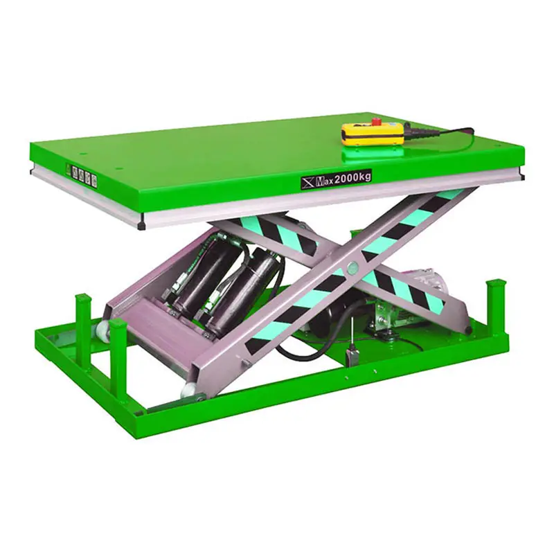 Customized Stationary Very Stable Electric Hydraulic Fixed Scissor Lift Table Platform