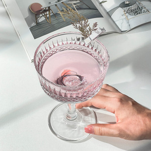 Juego de Copas de Cóctel Unique Coupe de 260 ml (9 oz), Copas de <span class=keywords><strong>Martini</strong></span> de Cristal Vintage con Logotipo Personalizado al por Mayor para Bar - Product Image 3