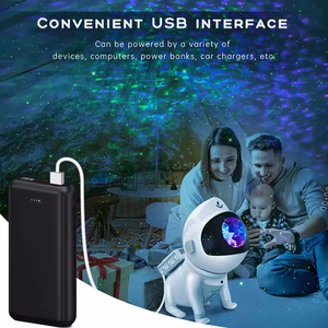 Lampada <span class=keywords><strong>da</strong></span> <span class=keywords><strong>notte</strong></span> <span class=keywords><strong>stellata</strong></span> <span class=keywords><strong>da</strong></span> tavolo a Led con rumore bianco che cambia colore astronauta Galaxy luci del proiettore per camera <span class=keywords><strong>da</strong></span> letto - Product Image 2