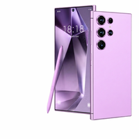 Smartphone S25 Ultra 5G 7,3 Inci HD Deca Core OLED Kamera Belakang 108MP Ponsel Android 14 Versi Global Ponsel LTE