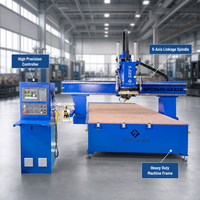 Centre d'usinage CNC de haute précision CE, routeur CNC 5 axes, machine de fraisage de moules CNC avec tête italienne 5 axes