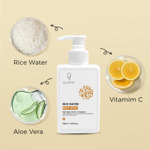 <span class=keywords><strong>Gel</strong></span> de Ducha Vegano Qquaker de Marca Privada con Agua de Arroz Herbal, Blanqueador, Hidratante para Todo Tipo de Piel - Product Image 5