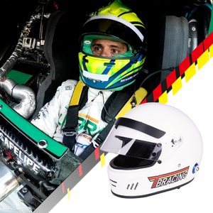 Nuevo Casco Integral Profesional para Carreras de Autos TBRACING 8859-2015 y Aprobado por Snell HE-02 con Material Compuesto de Alta Calidad HE-02 Profesional P - Product Image 2
