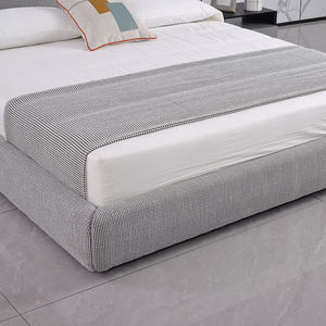Chambre à coucher luxueuse Lit double king-size Villa Matelas doux Lit en tissu haut de gamme avec tête de lit - Product Image 3