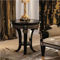 Console en bois massif de style européen, 100% fabriquée à la main, design classique traditionnel, meubles de salon antiques, hôtel, villa