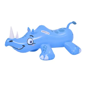 B03 J F PVC Large Swimming Pool Inflatables Floats Toys Floaters inflatable pool float Lobster Rhino animal shape for kids