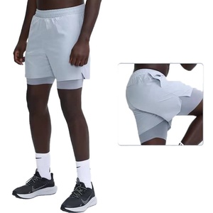 Custom Logo <b>Shorts</b> Men's Gym Workout Sports <b>Running</b> <b>Shorts</b> <b>With</b> Inner <b>Phone</b> <b>Pocket</b> Compression Gym <b>Shorts</b> - Product Image 1