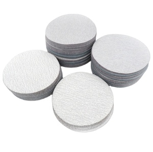 Hot Sales 3\&quot; 75mm No-Hole Aluminum Oxide Flocking Sanding Disk Hook Loop Paper Backing for <strong>Orbital</strong> <strong>Sander</strong> <strong>Pad</strong> - Product Image 4