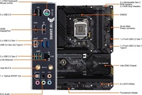 Carte mère TUF GAMING Z590 PLUS WIFI reconditionnée DDR4 128 Go ATX LGA1200 10e/11e génération PCIe4.0 SATA Intel pour ordinateur de bureau