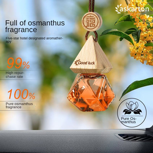 Diffuseur de parfum pour voiture <span class=keywords><strong>en</strong></span> <span class=keywords><strong>verre</strong></span> moderne, pendentif d'aromathérapie pour l'intérieur, huile essentielle de haute qualité, parfum durable, cadeau, désodorisation - Product Image 6