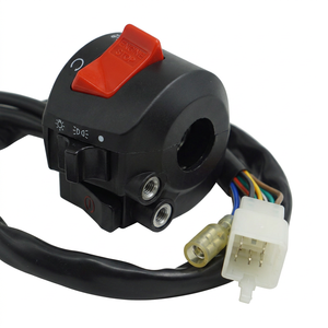 Manillar de Motocicleta, Interruptor Combinado para Manillar y Asiento, Orificio Doble para Cable de Acelerador, Modelo <span class=keywords><strong>CBR</strong></span> - Product Image 1
