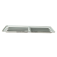Vente en gros de grilles d'aération grises pour bus en plastique pratiques et durables Couvercle d'aération arrière pour climatiseur de camion