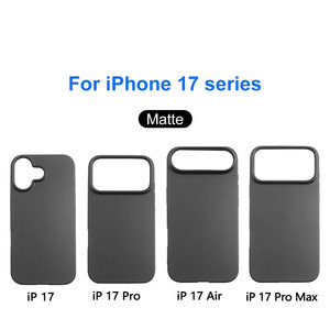 2025 Thương Hiệu Mới Điện Thoại Di Động Trường Hợp Đối Với <span class=keywords><strong>iPhone</strong></span> 17 Không Khí Pro Max Bìa Cổ Điển Mỏng Mỏng Mềm Bảo Vệ Matte Đen TPU Trở Lại Trường Hợp - Product Image 6