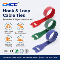 Attaches-câbles auto-agrippants réutilisables CHCC – Sangles réglables double face en nylon pour fils et cordons