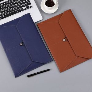 YY PU Leather A4 File Folder Document Holder Stylish Envelope Folder Case Business Contract Invoice for Office School - Product Image 2