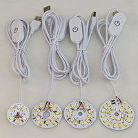 Lampe de bureau LED USB 1.5M avec 3 couleurs 3W 10W interrupteur tactile à intensité variable Mini taille pour la lecture de chambre à coucher ou la veilleuse